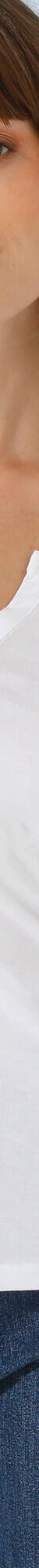 Tee-shirt col tunisien manches longues, uni (blanc) Tee-shirt col tunisien manches longues, uni (blanc)